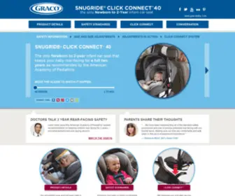 Gracosafety.com(Snugride Click Connect 40) Screenshot