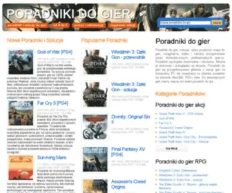 Gracza.pl(Poradniki do gier i opisy przejścia) Screenshot