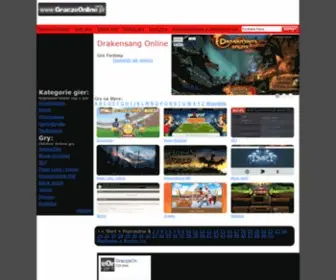 Graczeonline.pl(Spis gier online przez przeglądarkę internetową) Screenshot
