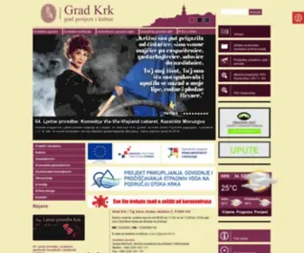 Grad-KRK.hr(Grad Krk) Screenshot