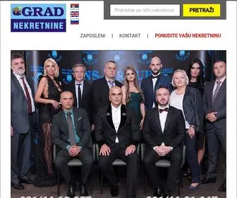 Grad-Nekretnine.rs(NS-Group, prodaja stanova) Screenshot