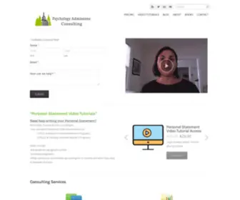 Gradadmissionsconsulting.com(Grad School Consulting) Screenshot