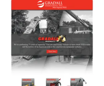 Gradallindustries.com(Gradall Industries Inc) Screenshot
