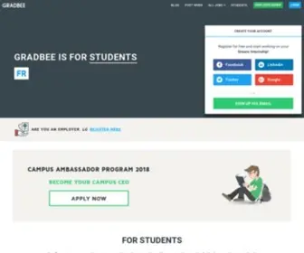 Gradbee.com(Internships) Screenshot