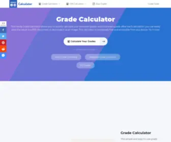 Grade-Calculator.com(Grade Calculator) Screenshot