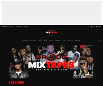 Gradeamixtapes.com("Grade A Mixtapes) Screenshot