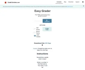 Gradecalculate.com(Easy Grader) Screenshot