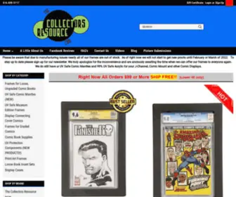 Gradecomstore.com(Comic Book Frames and Displays from The Collectors Resource) Screenshot