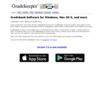 Gradekeeper.com(Gradebook Software for Chromebooks) Screenshot