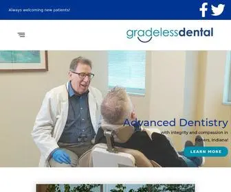 Gradelessdental.com(Dentist Fishers Indiana) Screenshot