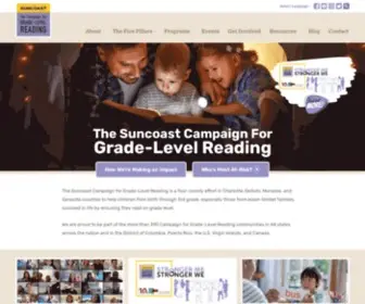 Gradelevelreadingsuncoast.net(Suncoast Campaign for Grade) Screenshot