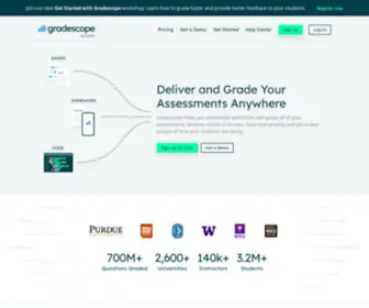 Gradescope.com(Save time grading your existing paper) Screenshot
