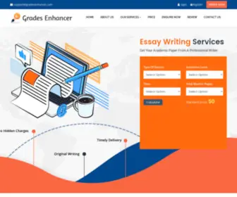 Gradesenhancer.com(Grades Enhancer) Screenshot