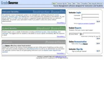 Gradesource.com(Gradesource) Screenshot