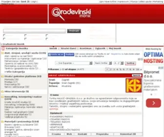 Gradevinski-Imenik.net(Građevinski) Screenshot
