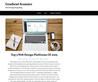 Gradient-Scanner.com(WordPress) Screenshot