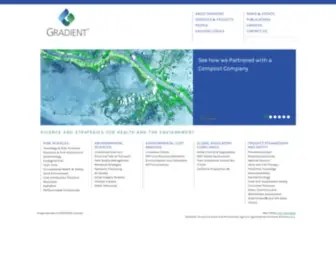 Gradientcorp.com(Environmental Consulting) Screenshot