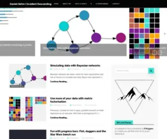 Gradientdescending.com(Data Science blog) Screenshot