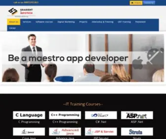 Gradientinfotech.com(Software Training) Screenshot