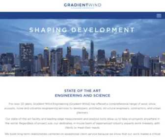 Gradientwind.com(Gradient Wind Engineering) Screenshot