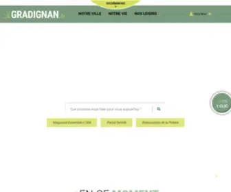 Gradignan.fr(Site officiel de la Ville de Gradignan) Screenshot