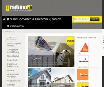 Gradimo.hr(Just another WordPress site) Screenshot