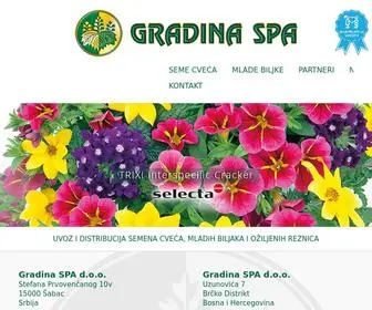 Gradinaspa.com(GRADINA SPA D.O.O) Screenshot