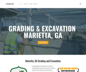 Gradingmarietta.com(Grading Contractor) Screenshot