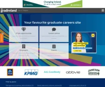 Gradireland.com(Graduate jobs) Screenshot