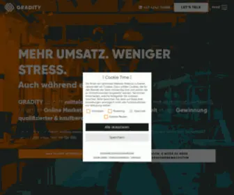 Gradity.eu(Online Marketing & Consulting Agentur) Screenshot