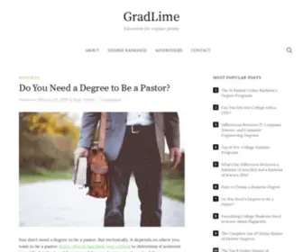 Gradlime.com(Education for regular people) Screenshot