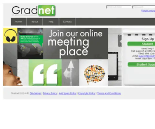 Gradnet.com(Gradnet) Screenshot