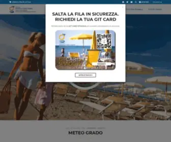 Gradoit.it(GRADO Spiaggia e Terme Marine) Screenshot