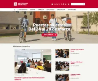 Gradosunirioja.es(Carreras Universitarias y Estudios de Grado) Screenshot