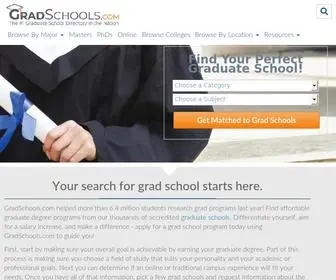 Gradschools.com(Graduate School) Screenshot