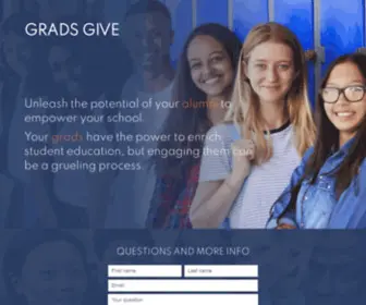 Gradsgive.org(GradsGive) Screenshot