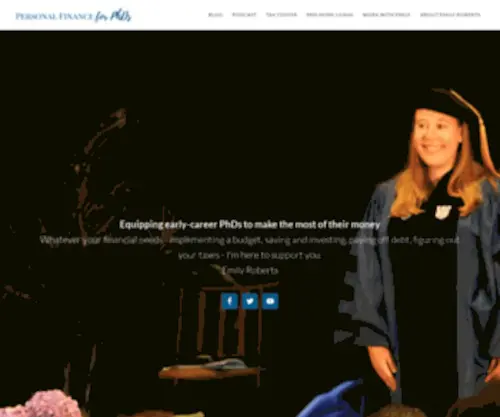 Gradstudentfinances.org(Personal Finance for PhDs) Screenshot