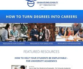 Graduateemployability.com(Graduate Employability) Screenshot