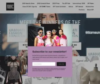 Graduatefashionweek.com(Graduate Fashion Week) Screenshot