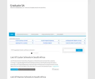 Graduateguide.co.za(Graduate SA) Screenshot