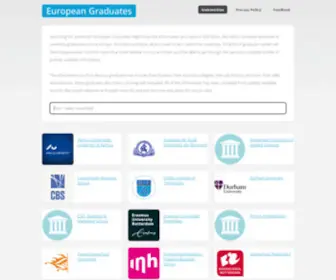 Graduates.name(European Graduates can make finding old friends and colleagues simple) Screenshot