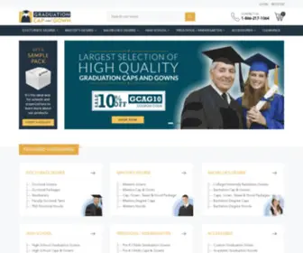Graduationcapandgown.com(Graduation Cap and Gown) Screenshot
