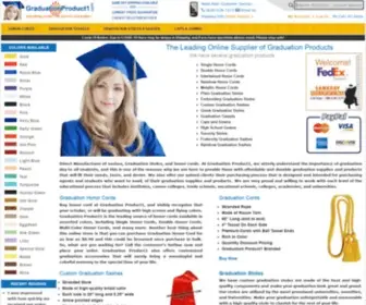 Graduationproduct1.com(Order Graduation Stoles) Screenshot