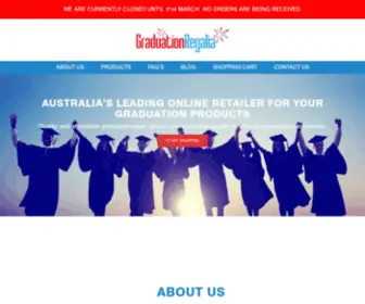 Graduationregalia.com.au(Affordable Graduation Gowns) Screenshot