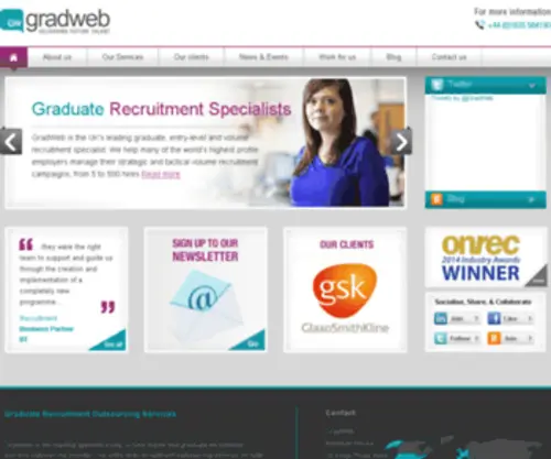 Gradweb.uk.com(Gradweb) Screenshot
