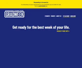 Gradweek.com(Home Page) Screenshot