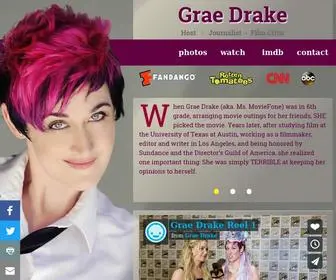 Graedrake.com(Grae Drake) Screenshot