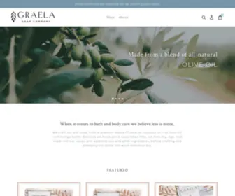 Graela.com(Graela Soap Company) Screenshot