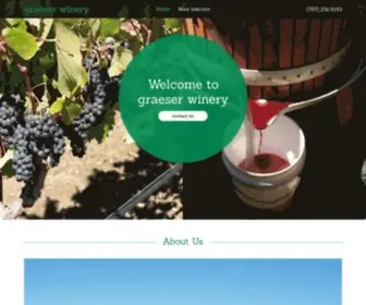 Graeserwinery.com(Graeser winery) Screenshot
