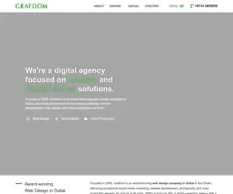Grafdom.com(Web Design & Development Company in Dubai) Screenshot